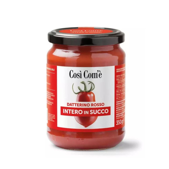 Pomodoro Datterino Rosso Intero in Succo 350 gr