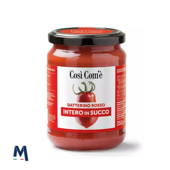 Pomodoro Datterino Rosso Intero in Succo 350 gr