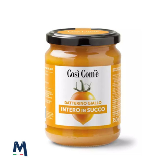 Pomodoro Datterino Giallo Intero in Succo 350 gr