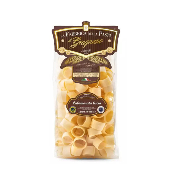 Fabbrica della Pasta Calamarata Liscia di Gragnano IGP 500 gr