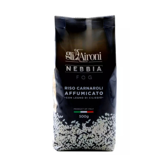 Riso Carnaroli Nebbia Affumicato gli Aironi 500 gr