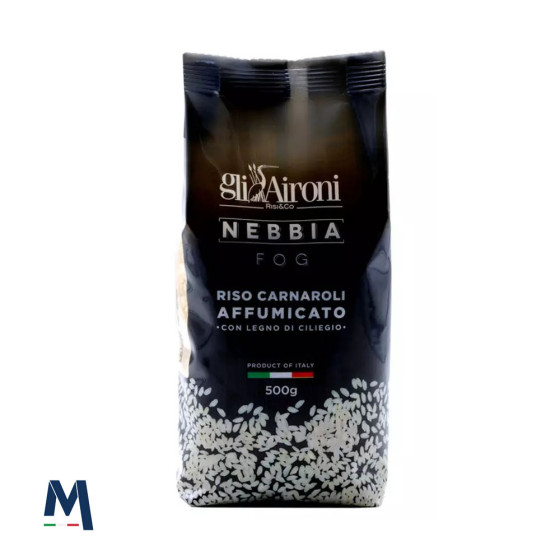 Carnaroli Nebbia Smoked Rice  gli Aironi 500 gr