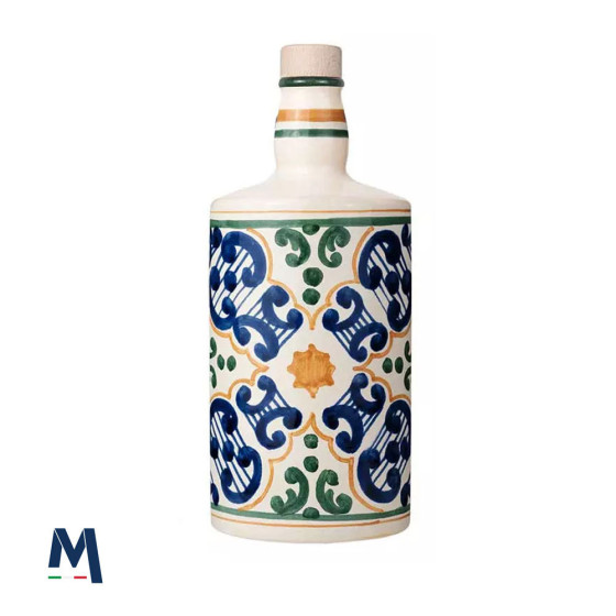 Keramikflasche Golden Sun mit Bio-Olivenöl extra vergine Monocultivar