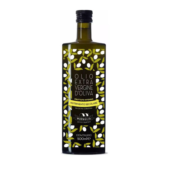 Natives Olivenöl Extra Monokultivar Coratina Essenza Intensiv Fruchtig 500 ml