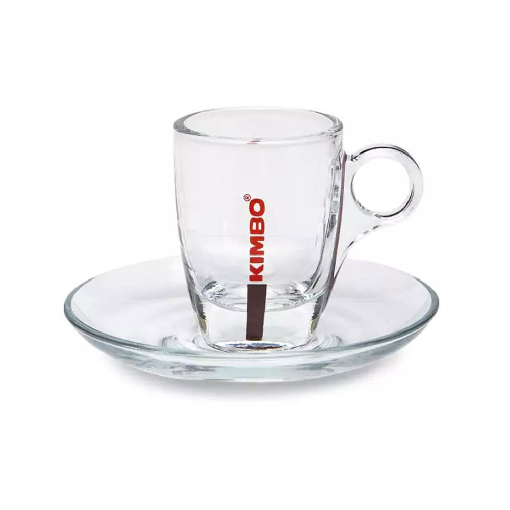 Kimbo 6er Set Kaffeetasse aus transparentem Glas Kimbo 6er Set Kaffeetasse aus transparentem Glas