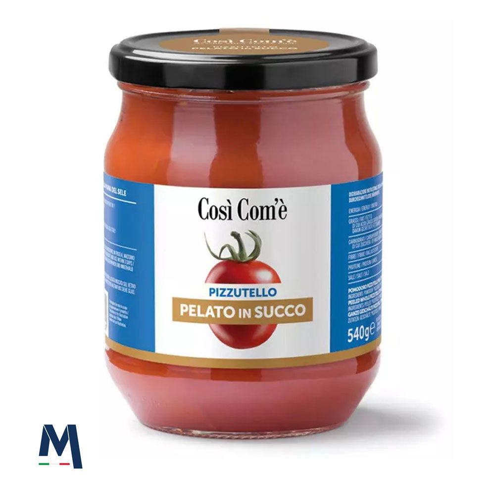 Whole Pizzutello Peeled tomatoes in Juice 540 gr