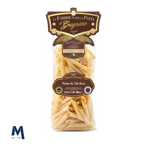 Penne Zite Lisce - Pasta di Gragnano IGP 500 gr