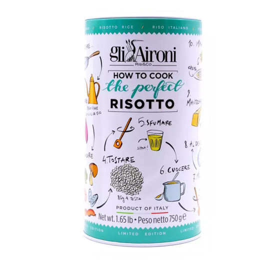 Carnaroli rice in tin "The Perfect Risotto" 750 gr