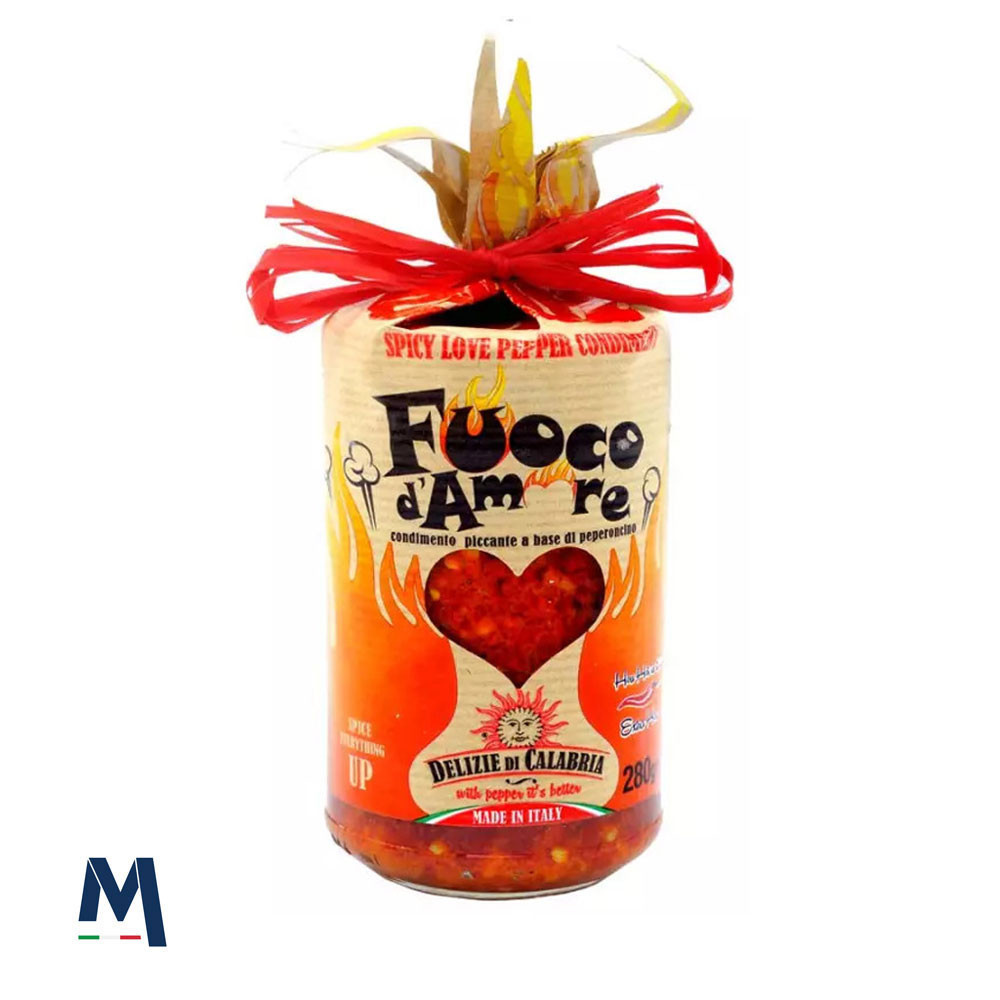 Salsa Piccante a base di Peperoncino "Fuoco d'Amore" 280 gr
