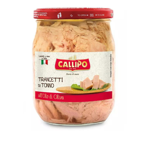 Tranches de Thon Callipo à l'Huile d'Olive 550 gr