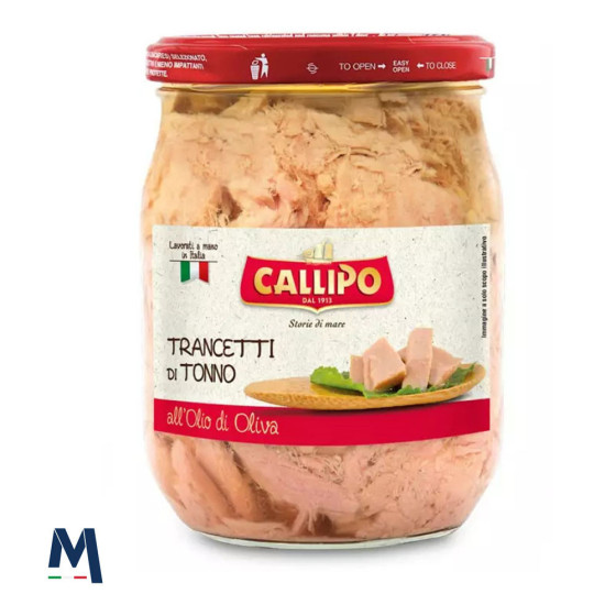 Tranches de Thon Callipo à l'Huile d'Olive 550 gr