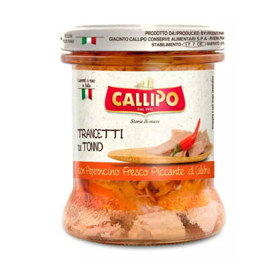 Trancetti di Tonno con Peperoncino Fresco Piccante di Calabria Callipo