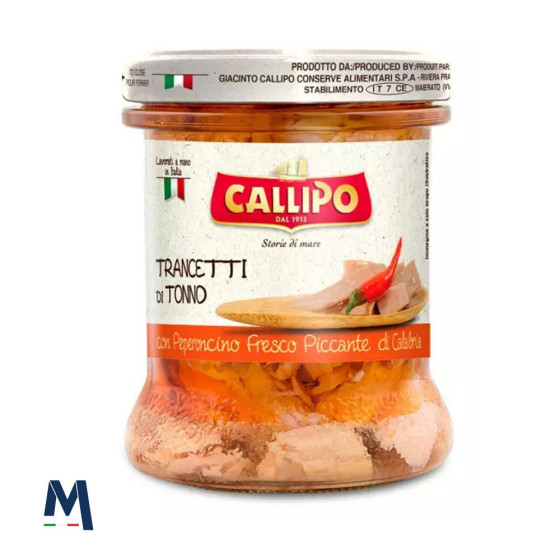 Trancetti di Tonno con Peperoncino Fresco Piccante di Calabria Callipo