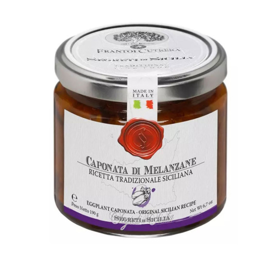 Caponata Siciliana di Melanzane 190 gr Cutrera