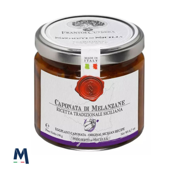 Caponata Siciliana di Melanzane 190 gr Cutrera