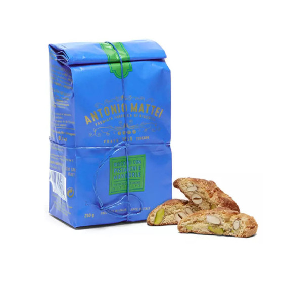 Antonio Mattei Pistachio and Almond Biscuits 250 g