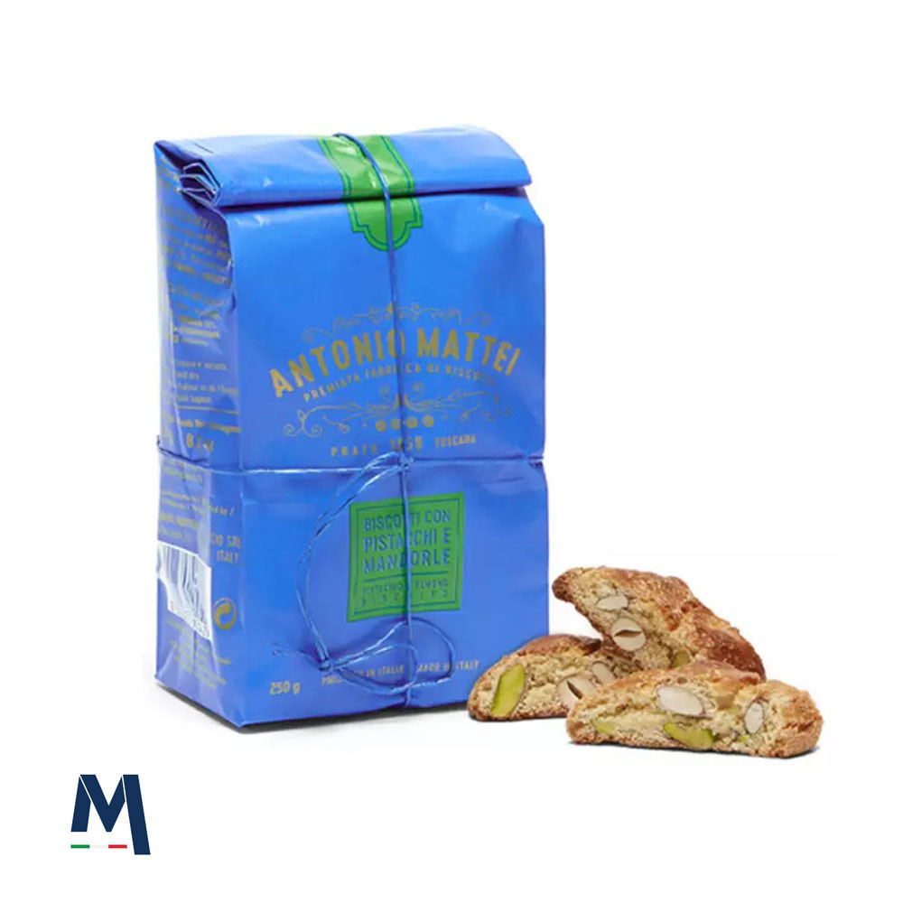 Antonio Mattei Pistachio and Almond Biscuits 250 g