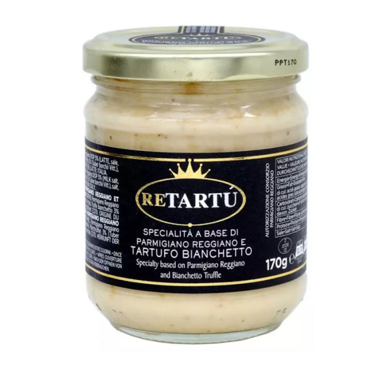 Salsa Parmigiano Reggiano DOP e Tartufo Bianchetto 170 gr