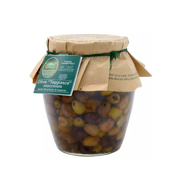Pitted Ligurian Taggiasca Olives in Extra Virgin Olive Oil 480 g
