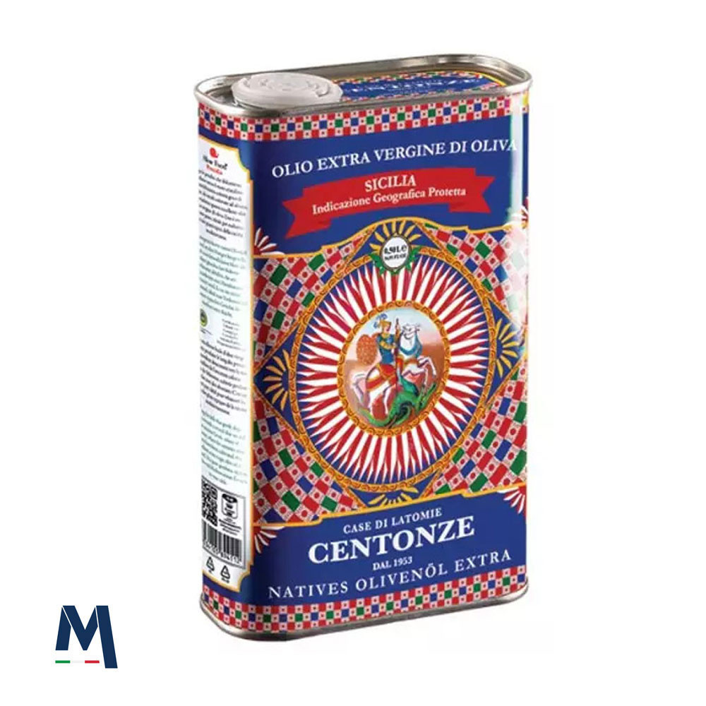 Iconic Tin Extra Virgin Olive Oil IGP Sicily 500 ml Centonze