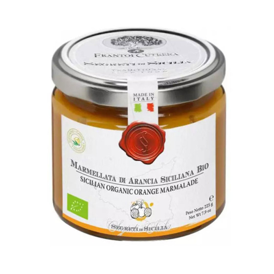 Organic Sicilian Orange Marmalade 225 g Cutrera