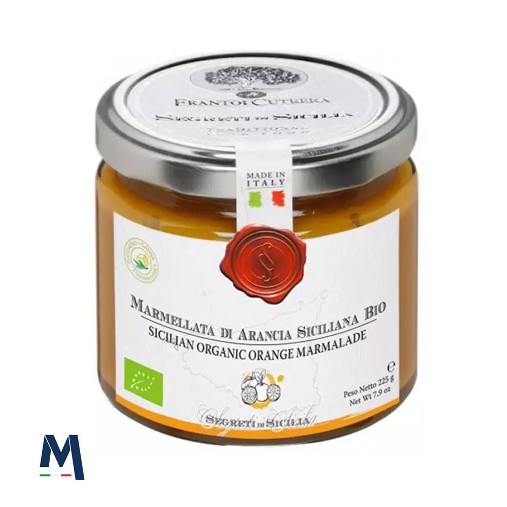 Organic Sicilian Orange Marmalade 225 g Cutrera