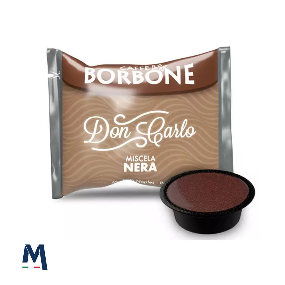 50 Kapseln Mischung SCHWARZ Kompatibel mit Lavazza A Modo Mio® Borbone