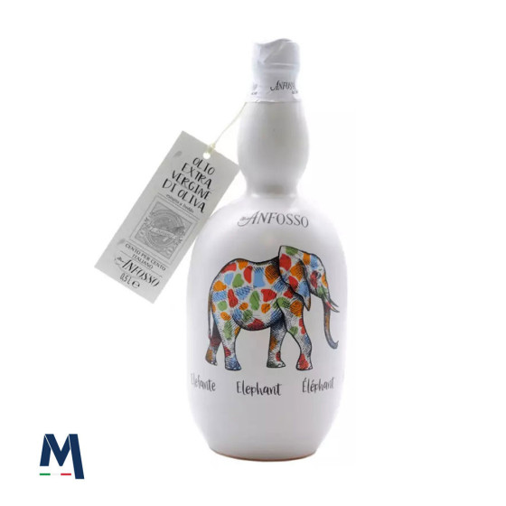 Anfosso Natives Olivenöl Extra Flasche aus Keramik Elephant 500 ml