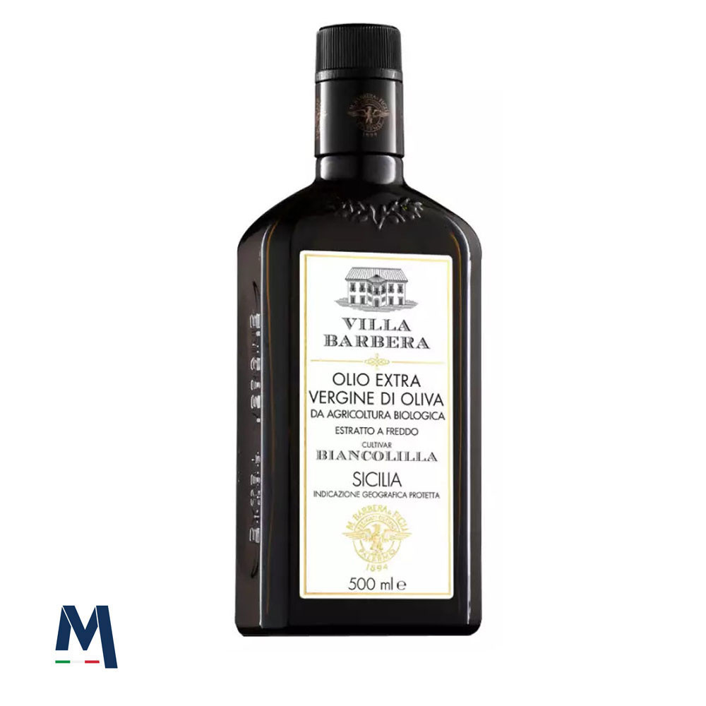 Villa Barbera Biancolilla Organic IGP Extra Virgin Olive Oil 500 ml