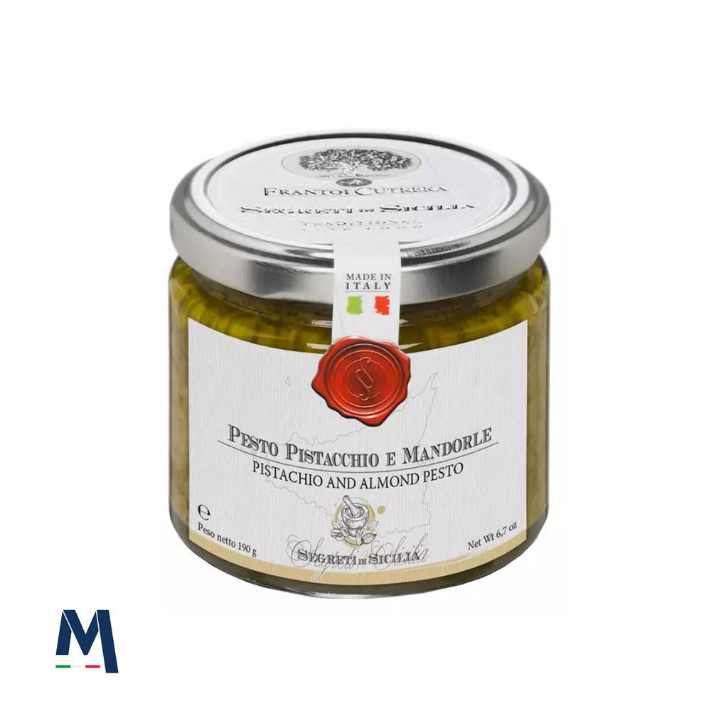 Pesto Pistacchio e Mandorle 190 gr Cutrera