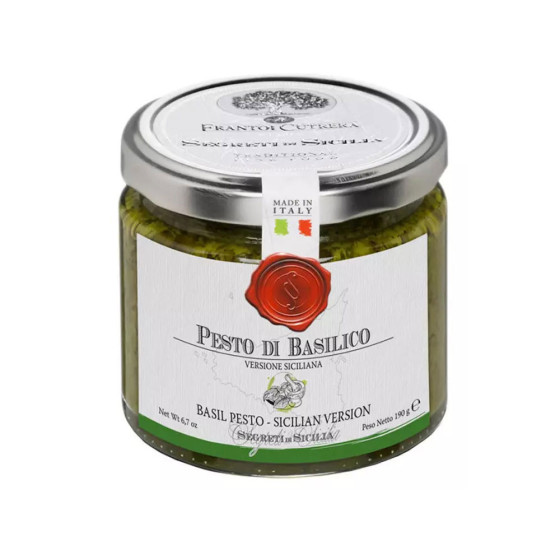 Pesto Basilico Siciliano 190 gr Cutrera