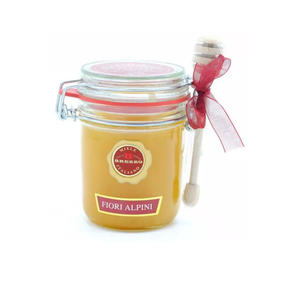 Brezzo Blütenhonig aus den Alpen des Piemont 400 g