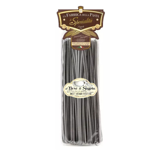 Linguine with Squid Ink - Gragnano IGP Pasta 500 g