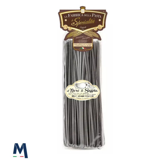 Linguine al Nero di Seppia - Pasta di Gragnano IGP 500 gr