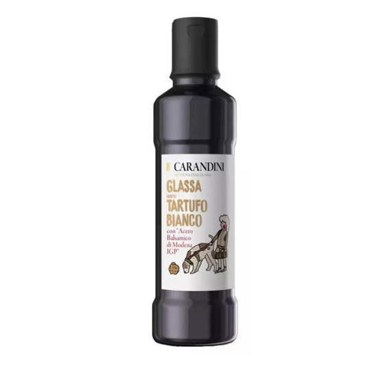 Glasur aus Balsamico-Essig aus Modena IGP mit weißem Trüffel 250 ml