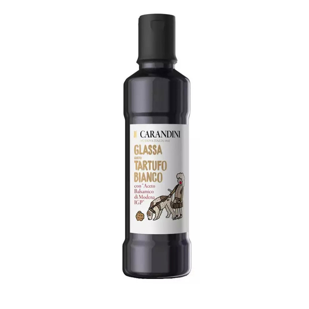 Glasur aus Balsamico-Essig aus Modena IGP mit weißem Trüffel 250 ml