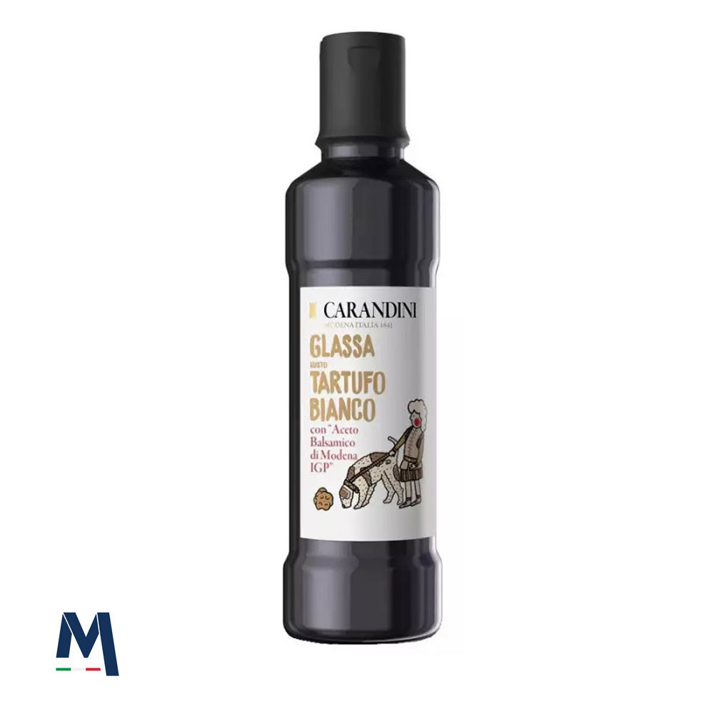 Carandini White Truffle Balsamic Vinegar of Modena IGP Glaze 250 ml