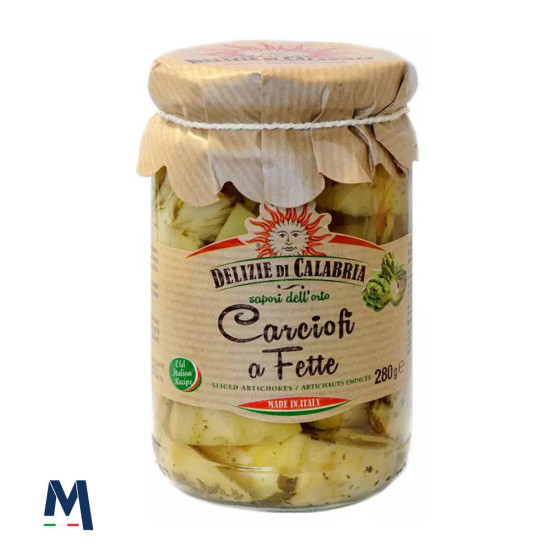 Artichauts en tranches 280 g Delizie di Calabria